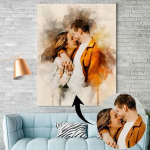 Personalised Watercolor Style Portrait from Picture